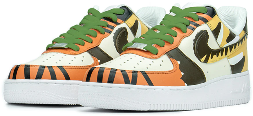 【定制球鞋】Nike Air Force 1 Low 空軍一號 低幫 虎年定制 國風禮盒 兩隻老虎 童趣 低幫 板鞋 男款 黃橙棕 Lookbook 【定制球鞋】Nike Air Force 1 Low 空軍一號 低幫 虎年定制 國風禮盒 兩隻老虎 童趣 低幫 板鞋 男款 黃橙棕