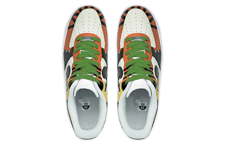 Shop [Sneakers Kustom] Nike Air Force 1 Low 'Tahun Macan' CW2288-111(TeamA-男两只老虎S-BOX)