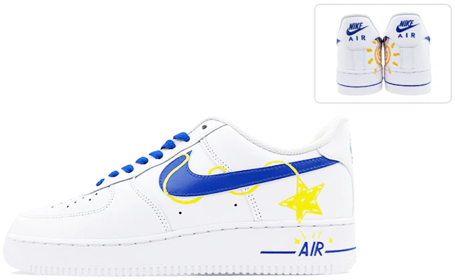 Zapatillas Nike Air Force 1 Low 'Deseos Graffiti Amarillo Azul' CW2288-111(Team40-男款太阳星星黄蓝) Buy Zapatillas Nike Air Force 1 Low 'Deseos Graffiti Amarillo Azul' CW2288-111(Team40-男款太阳星星黄蓝)