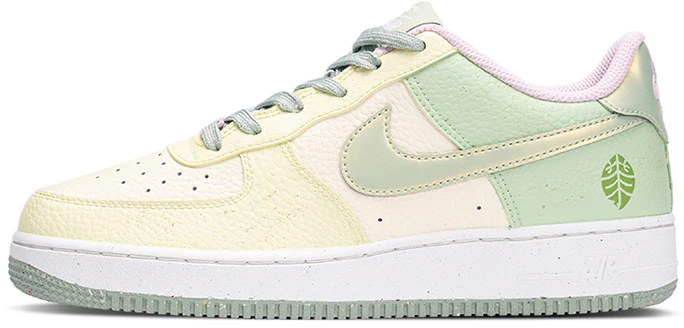 custom-shoes-nike-air-force-1-low-yellow-green-west-lake-dragon-well-tea