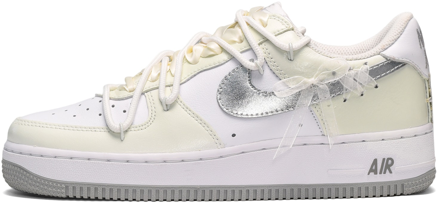 custom-shoes-nike-air-force-1-low-yellow-silver-white