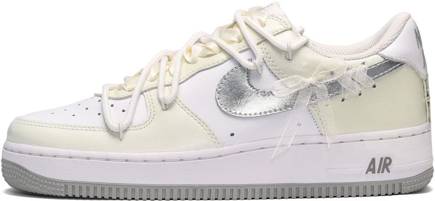 나이키 에어포스 1 로우 '옐로우 실버 화이트' (커스텀) DZ6755-100(TeamE-男款芭蕾女孩黄银白) Buy 나이키 에어포스 1 로우 '옐로우 실버 화이트' (커스텀) DZ6755-100(TeamE-男款芭蕾女孩黄银白)