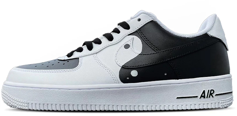 【定製球鞋】Nike Air Force 1 Low 07 空軍一號 鴛鴦配色 反轉太極 中國風 手繪彩繪 經典 百搭 低幫 板鞋 男款 黑白 Buy 【定製球鞋】Nike Air Force 1 Low 07 空軍一號 鴛鴦配色 反轉太極 中國風 手繪彩繪 經典 百搭 低幫 板鞋 男款 黑白