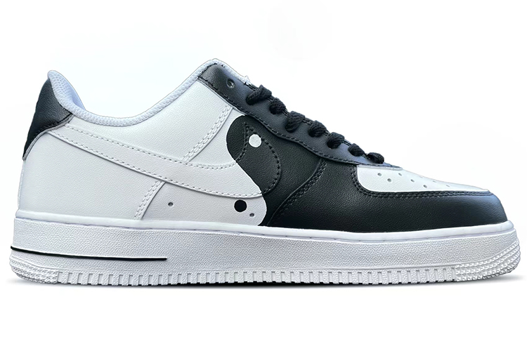 Order 【定製球鞋】Nike Air Force 1 Low 07 空軍一號 鴛鴦配色 反轉太極 中國風 手繪彩繪 經典 百搭 低幫 板鞋 男款 黑白