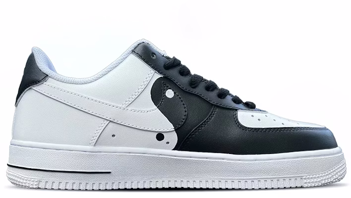 【定製球鞋】Nike Air Force 1 Low 07 空軍一號 鴛鴦配色 反轉太極 中國風 手繪彩繪 經典 百搭 低幫 板鞋 男款 黑白 Order 【定製球鞋】Nike Air Force 1 Low 07 空軍一號 鴛鴦配色 反轉太極 中國風 手繪彩繪 經典 百搭 低幫 板鞋 男款 黑白