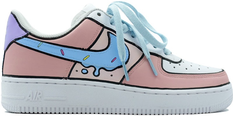 ナイキ エア フォース 1 ロー 'Yuangyang アイスクリーム' カスタムシューズ CW2288-111(Team陆-喷绘-鸳鸯-马卡龙配色) Shop ナイキ エア フォース 1 ロー 'Yuangyang アイスクリーム' カスタムシューズ CW2288-111(Team陆-喷绘-鸳鸯-马卡龙配色)