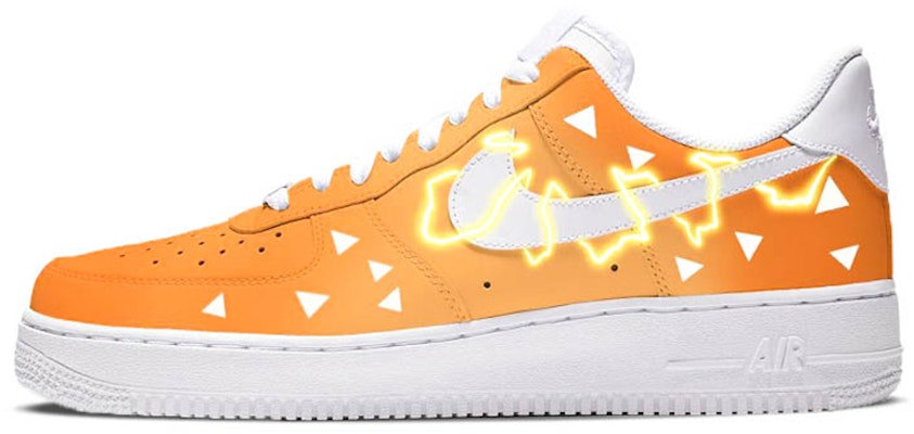 【訂製球鞋】Nike Air Force 1 空軍一號 鬼滅之刃 我妻善逸 雷之呼吸 壹之型霹靂一閃 動漫主題訂製 耐磨防滑 低幫休閒板鞋 橙黃色 Buy 【訂製球鞋】Nike Air Force 1 空軍一號 鬼滅之刃 我妻善逸 雷之呼吸 壹之型霹靂一閃 動漫主題訂製 耐磨防滑 低幫休閒板鞋 橙黃色
