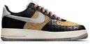 Order 【定制球鞋】Nike Air Force 1 Low 海盗 藏寶圖 噴繪 低幫 板鞋 男款 黑黃