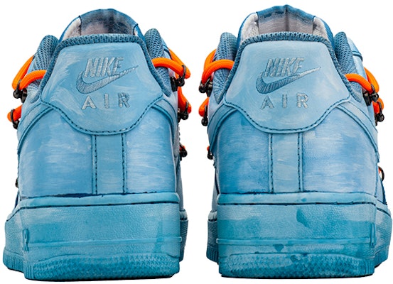 【定制球鞋】 Nike Air Force 1 Low 情侶心相鏈解構 浸染擦色 藍色藝術館 低幫 板鞋 男款 藍色 Purchase 【定制球鞋】 Nike Air Force 1 Low 情侶心相鏈解構 浸染擦色 藍色藝術館 低幫 板鞋 男款 藍色