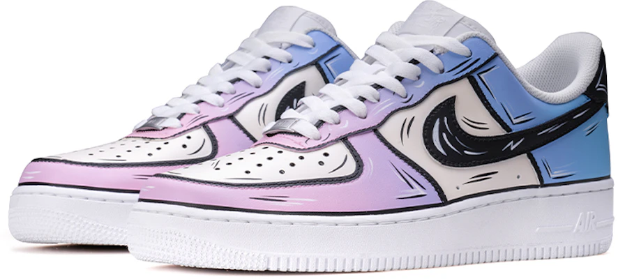 Zapatillas Nike Air Force 1 Low Personalizadas 'Algodón de Azul y Rosa' CW2288-111(TeamB-棉花糖二次元蓝白粉) Lookbook Zapatillas Nike Air Force 1 Low Personalizadas 'Algodón de Azul y Rosa' CW2288-111(TeamB-棉花糖二次元蓝白粉)