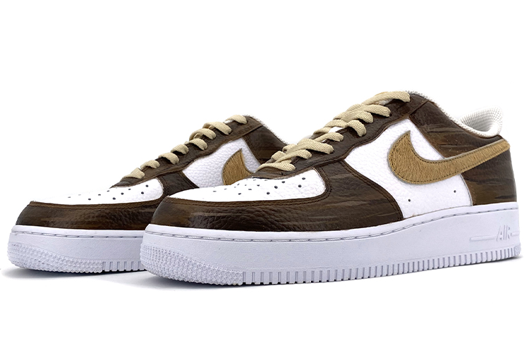 Lookbook [Kasut Tersendiri] Nike Air Force 1 Low Custom 'Bangunan Bertiang Chongqing - Maohair' CW7567-101(TeamK-男女同款重庆吊脚楼白黄)