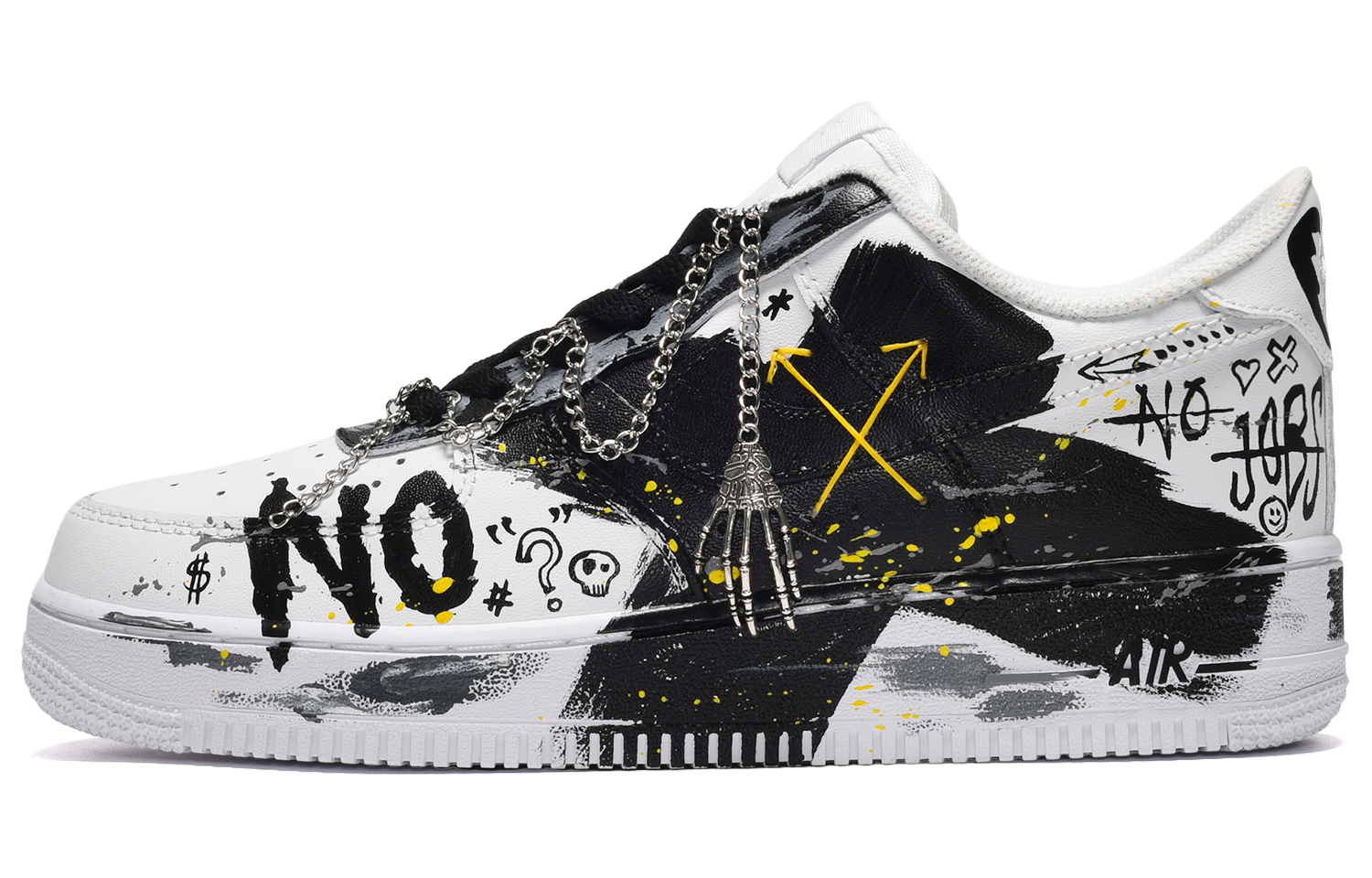 Buy [Zapatillas Personalizadas] Nike Air Force 1 Low Custom 'Splash de Tinta' CW2288-111-471199