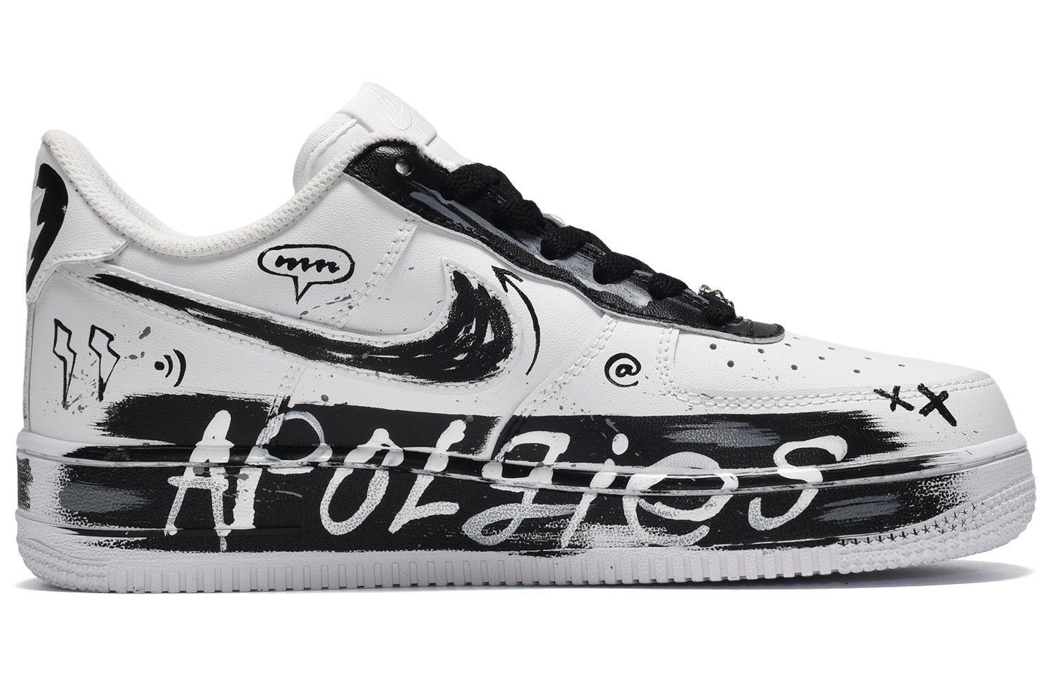 Order [Zapatillas Personalizadas] Nike Air Force 1 Low Custom 'Splash de Tinta' CW2288-111-471199