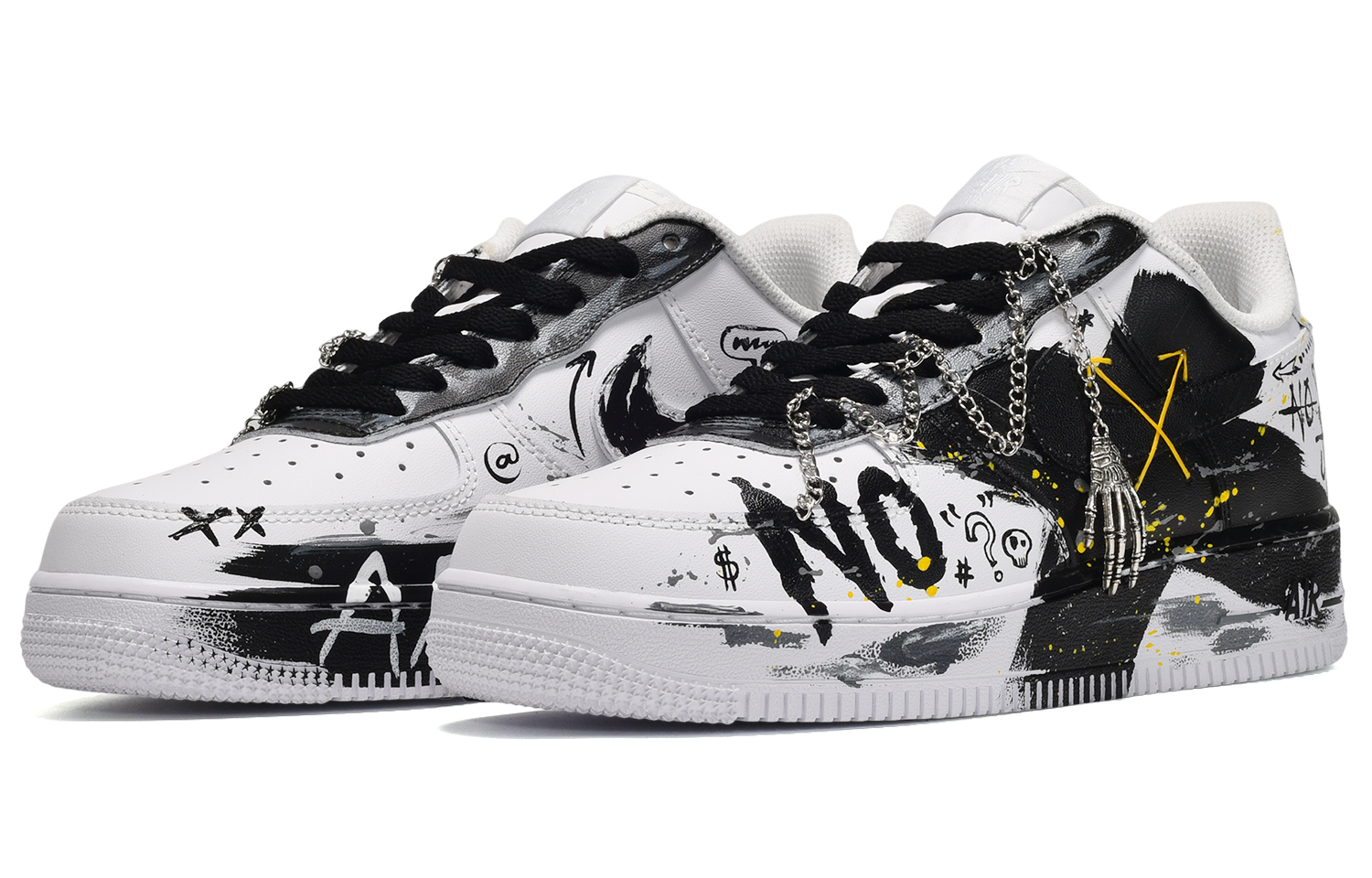 Lookbook [Zapatillas Personalizadas] Nike Air Force 1 Low Custom 'Splash de Tinta' CW2288-111-471199