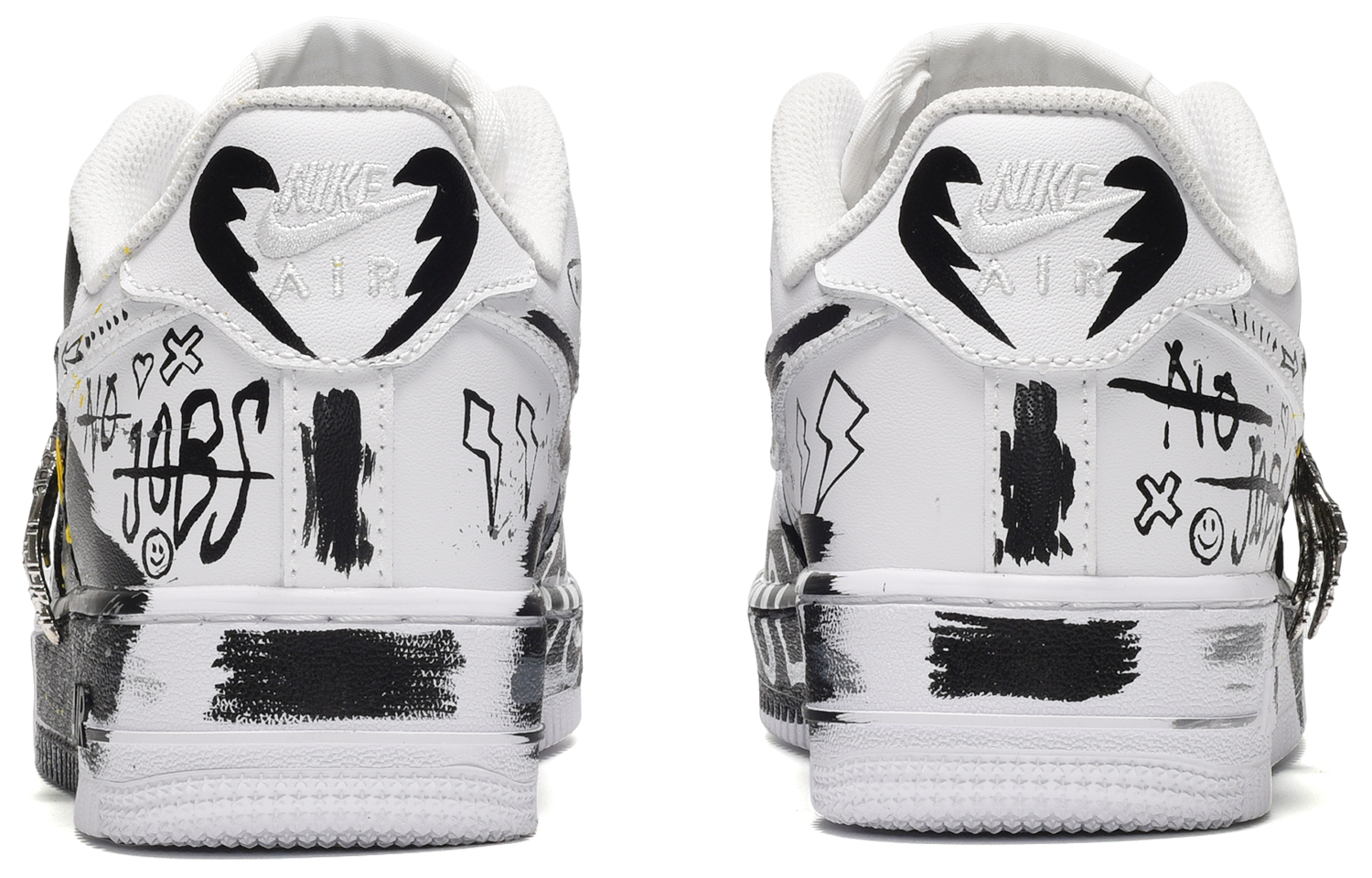 Shop [Zapatillas Personalizadas] Nike Air Force 1 Low Custom 'Splash de Tinta' CW2288-111-471199