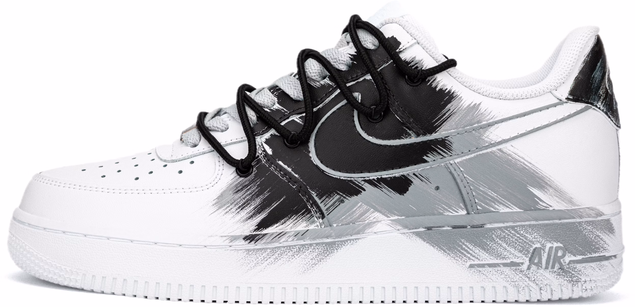 custom-shoes-nike-air-force-1-low-deconstructed-double-shoelaces-graffiti-black-storm