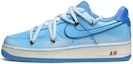 Buy 나이키 에어포스 1 로우 '블루 채플' (커스텀) DV1331-101(TeamE-女款蓝色纪念馆北卡蓝)