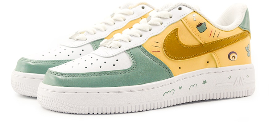 【カスタムシューズ】ナイキ エア フォース 1 ロー グリーン イエロー ホワイト『アフタヌーン ティー コーヒー』 CW2288-111(Team9-男款下午茶咖啡) Lookbook 【カスタムシューズ】ナイキ エア フォース 1 ロー グリーン イエロー ホワイト『アフタヌーン ティー コーヒー』 CW2288-111(Team9-男款下午茶咖啡)