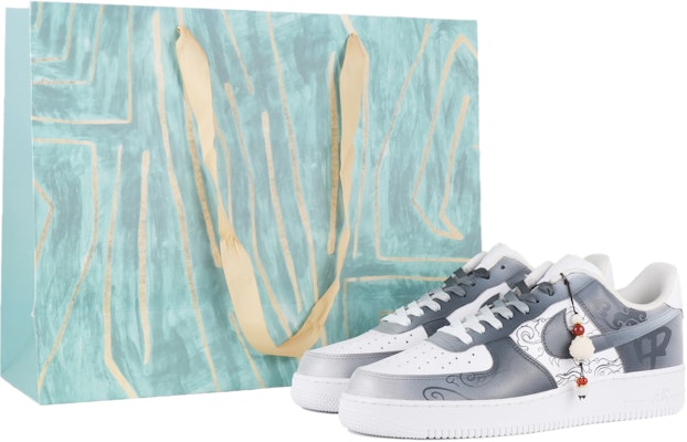 【訂製球鞋】 Nike Air Force 1 Low 空軍一號 乘風 特別禮盒 胖小匠訂製 低筒 板鞋 男款 灰色 Buy 【訂製球鞋】 Nike Air Force 1 Low 空軍一號 乘風 特別禮盒 胖小匠訂製 低筒 板鞋 男款 灰色