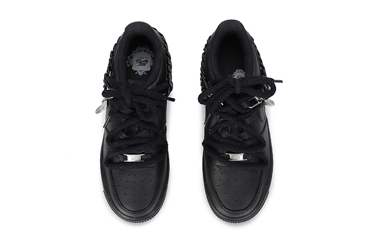 Shop Nike Air Force 1 Samurai Negras Mate DH2920-001(Team6-哑光解构黑色)