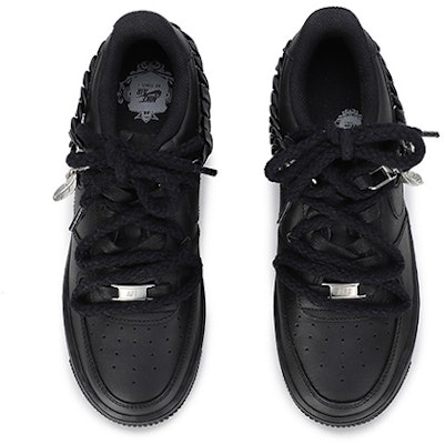 나이키 에어포스 1 로우 '블랙 사무라이' (커스텀) DH2920-001(Team6-哑光解构黑色) Shop 나이키 에어포스 1 로우 '블랙 사무라이' (커스텀) DH2920-001(Team6-哑光解构黑色)