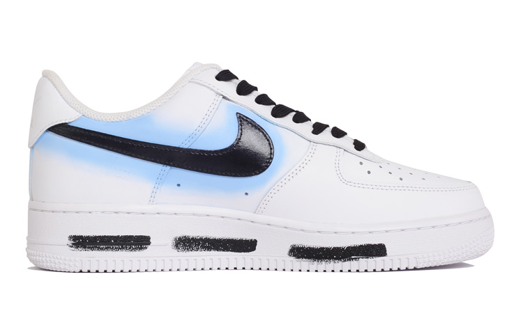 Order ナイキ AF1 ロー LE "カスタム(黒白)" DH2920-111(Team20-女款机车)