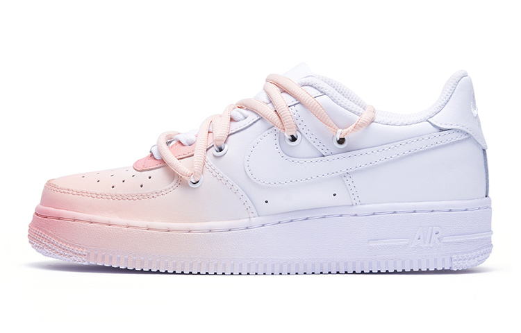 Buy [Nike Kasut] Nike Air Force 1 Rendah LE 'Blush Pink Cetakan Tangan' DH2920-111(TeamR-女款腮红S-BOX)