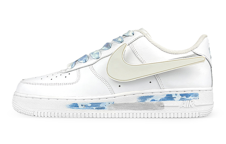 Buy Zapatillas Nike Air Force 1 Low LE 'Cyberpunk LED Swoosh Grey Camo' DH2920-111(Team叁-女LED灰钩迷彩)