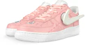 Shop 【定制球鞋】Nike Air Force 1 Low LE 空軍一號 賽博朋克LED勾 粉豬 保時捷塗裝 低幫 板鞋 GS 白粉