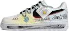Buy 【訂製球鞋】 Nike Air Force 1 Low LE 愛戀雛菊 經典百搭 手繪潑墨 解構鞋帶 低筒 板鞋 GS 黑白