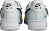 Shop 【訂製球鞋】 Nike Air Force 1 Low LE 愛戀雛菊 經典百搭 手繪潑墨 解構鞋帶 低筒 板鞋 GS 黑白