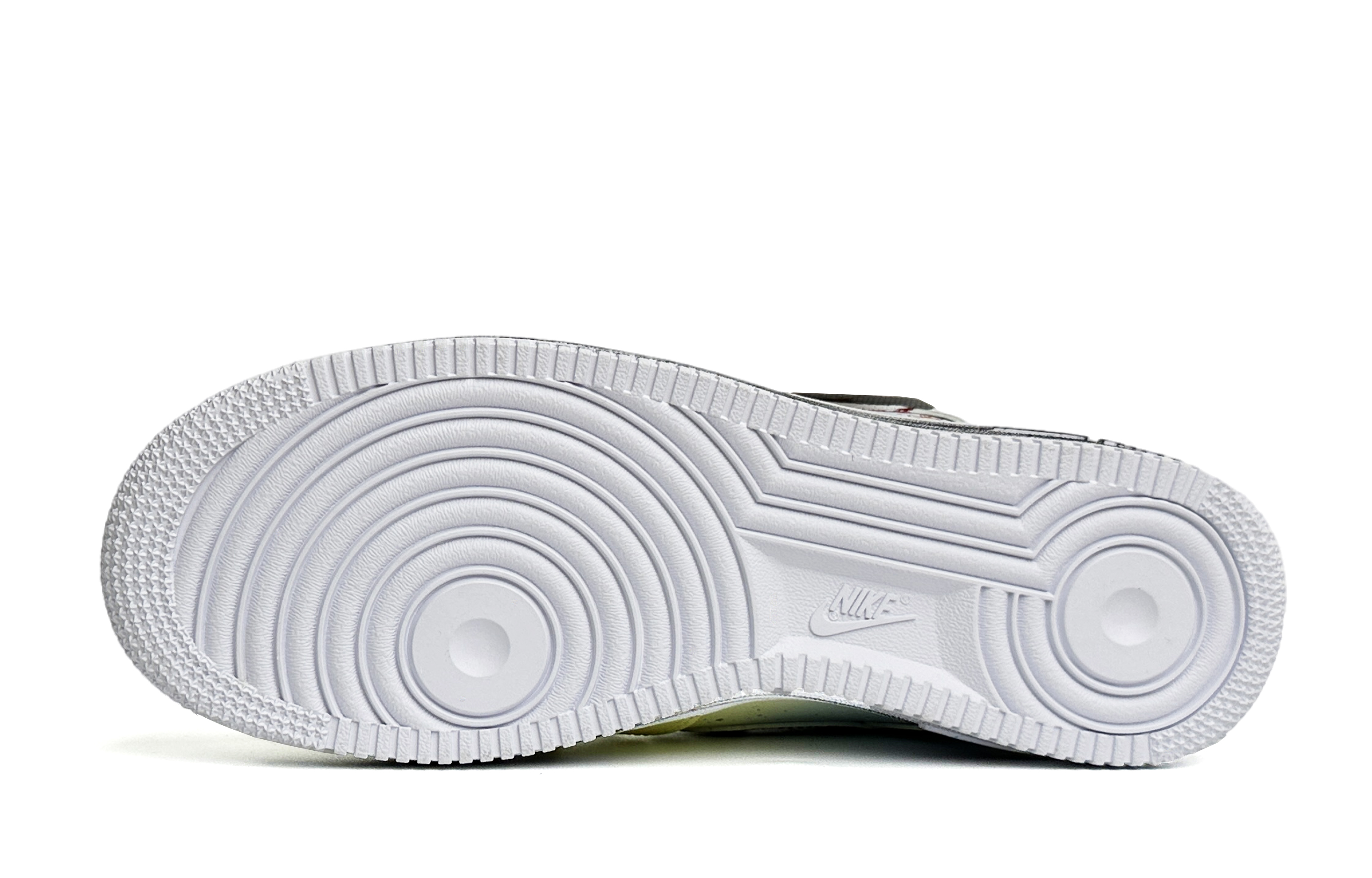 Purchase 【訂製球鞋】 Nike Air Force 1 Low LE 愛戀雛菊 經典百搭 手繪潑墨 解構鞋帶 低筒 板鞋 GS 黑白