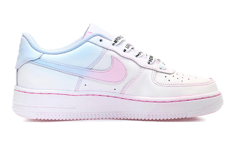 Order カスタムシューズ: ナイキ エア フォース 1 ロー LE 'ディップドグラデーションダブルフック' DH2920-111(Team10-双钩浸染粉紫)