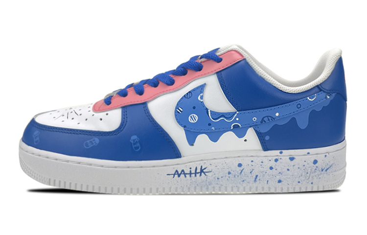 Order 【カスタムシューズ】ナイキ エア フォース 1 ロー LE 'ドゥードルブーケブルーピンク' DH2920-111(Team叁-女款奶瓶S-BOX)
