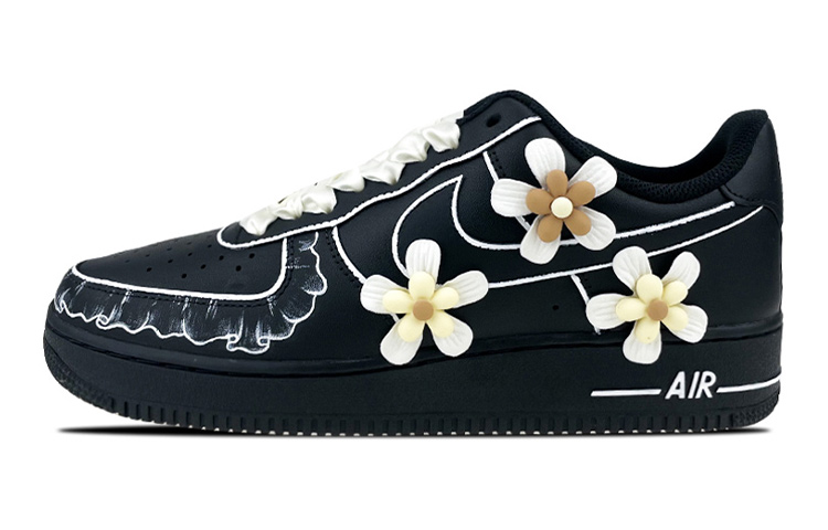 Buy ナイキ エアフォース1 LE "可憐な花レース" (Nike AF1 LE "Karei na Hana Reesu") DH2920-001(Team叁-女款立体花朵S-BOX)