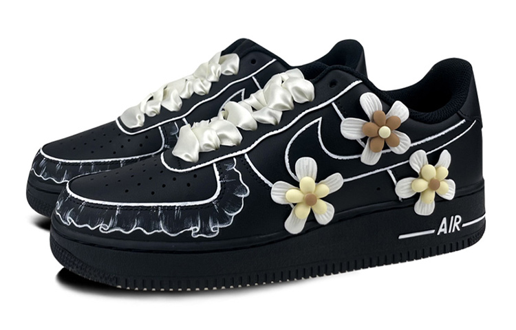 Lookbook ナイキ エアフォース1 LE "可憐な花レース" (Nike AF1 LE "Karei na Hana Reesu") DH2920-001(Team叁-女款立体花朵S-BOX)