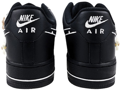 【訂製球鞋】 Nike Air Force 1 Low LE 是在玩鞋 花卉蕾絲邊立體 小香風 甜酷風 低幫 板鞋 GS 黑白 Purchase 【訂製球鞋】 Nike Air Force 1 Low LE 是在玩鞋 花卉蕾絲邊立體 小香風 甜酷風 低幫 板鞋 GS 黑白