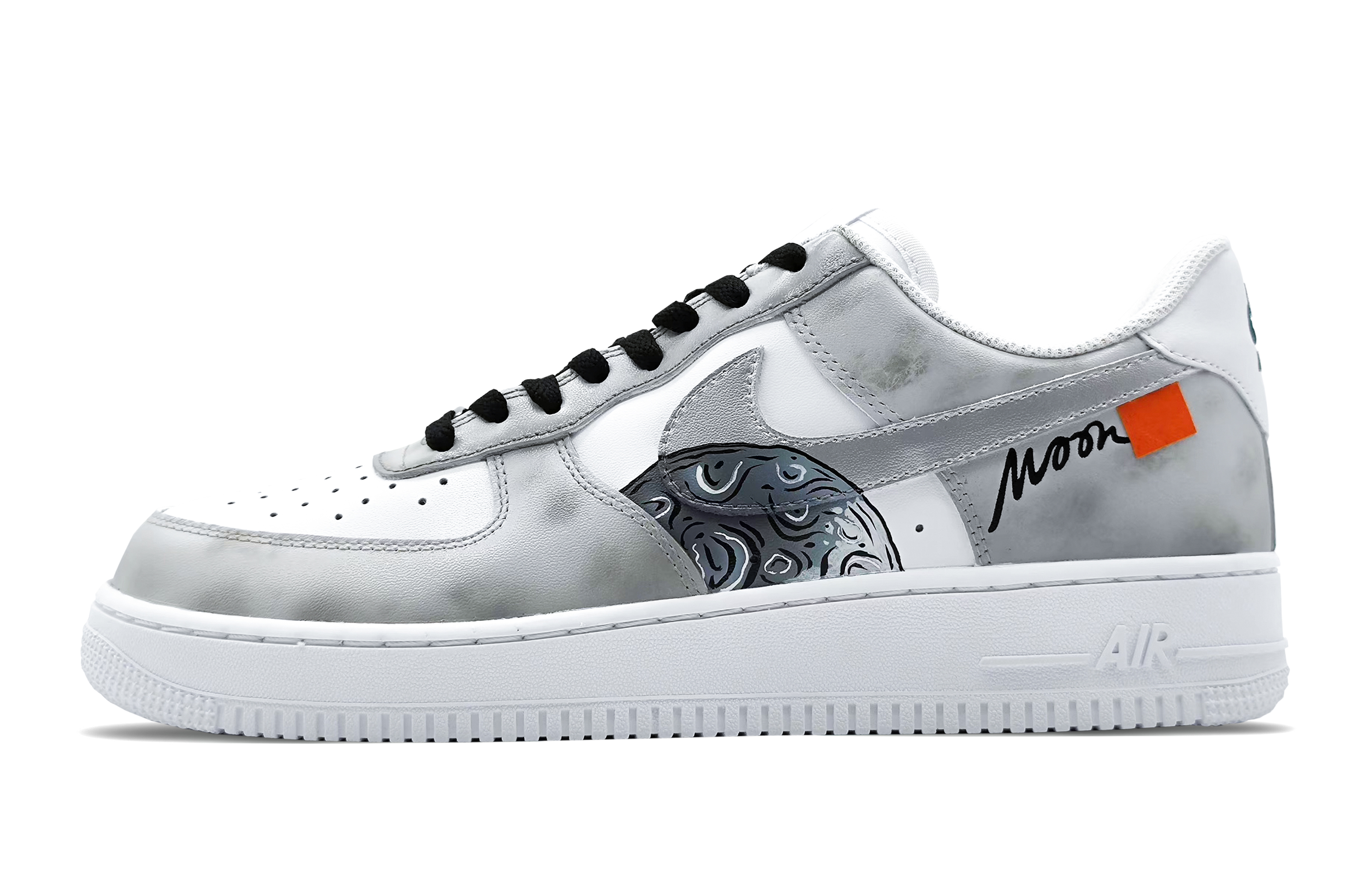Buy Nike Air Force 1 Low "Luna Galáctica" Personalizadas DH2920-111(Team16-女款星球系列月球主题)