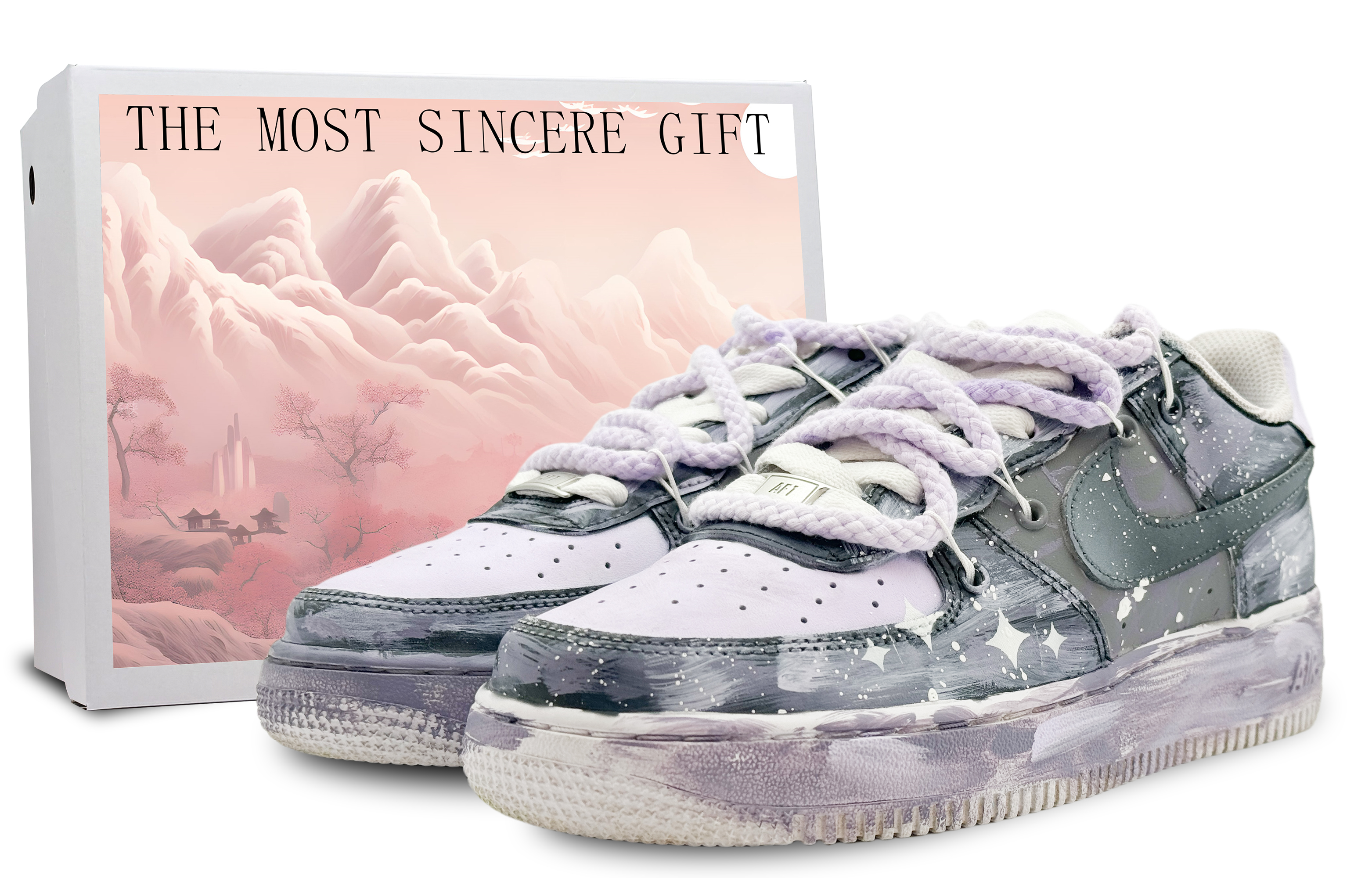 Buy [Kasut Khusus] Nike Air Force 1 Low LE 'Galaxy Graffiti' DH2920-111(Team169-星空漫步SBOX)