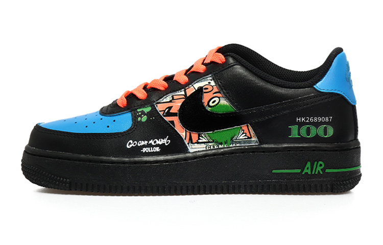 Buy Zapatillas Nike Air Force 1 Low LE 'Go Get Money - Graffiti Dólar' DH2920-001(Team10-女款恶搞美元涂鸦)
