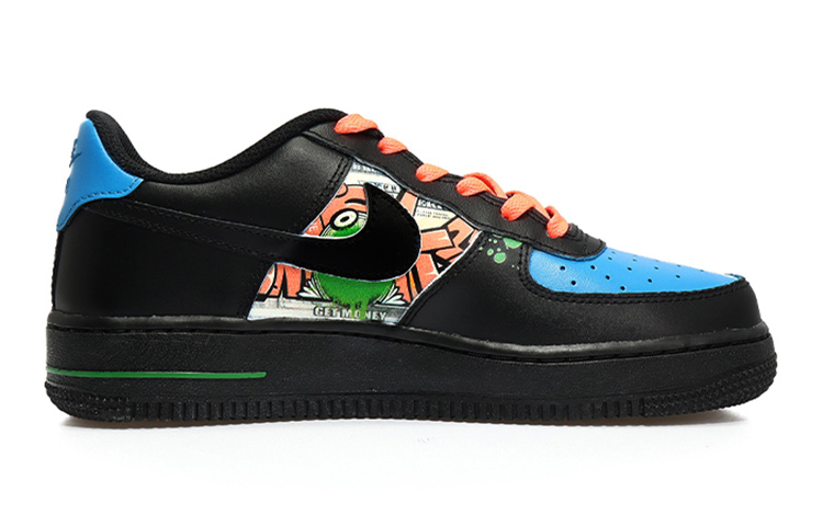 Order Zapatillas Nike Air Force 1 Low LE 'Go Get Money - Graffiti Dólar' DH2920-001(Team10-女款恶搞美元涂鸦)