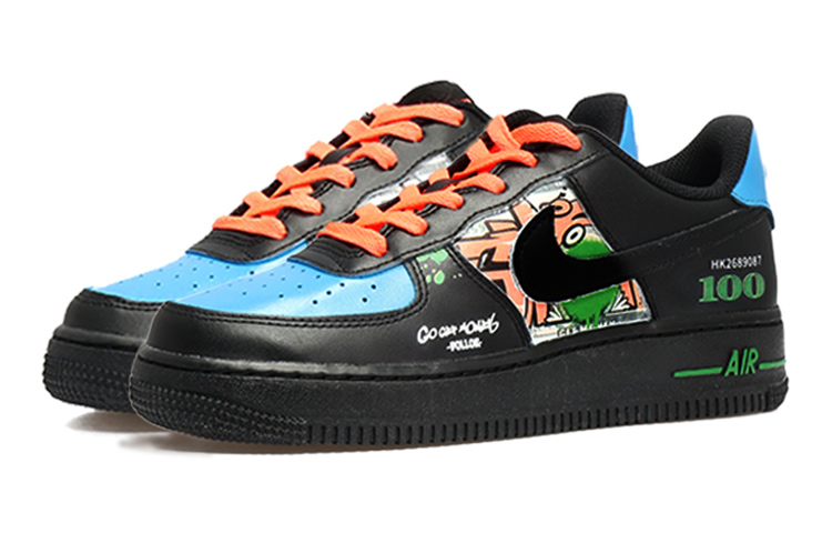 Lookbook Zapatillas Nike Air Force 1 Low LE 'Go Get Money - Graffiti Dólar' DH2920-001(Team10-女款恶搞美元涂鸦)