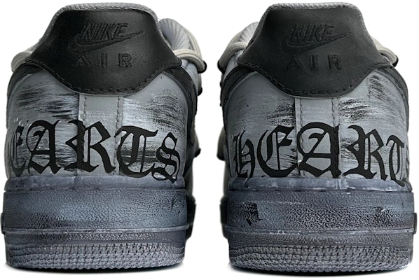 【訂製球鞋】Nike Air Force 1 Low LE 哥特永恆 百搭復古 浸染潑墨 解構鞋帶 低幫 板鞋 GS 灰黑 Shop 【訂製球鞋】Nike Air Force 1 Low LE 哥特永恆 百搭復古 浸染潑墨 解構鞋帶 低幫 板鞋 GS 灰黑