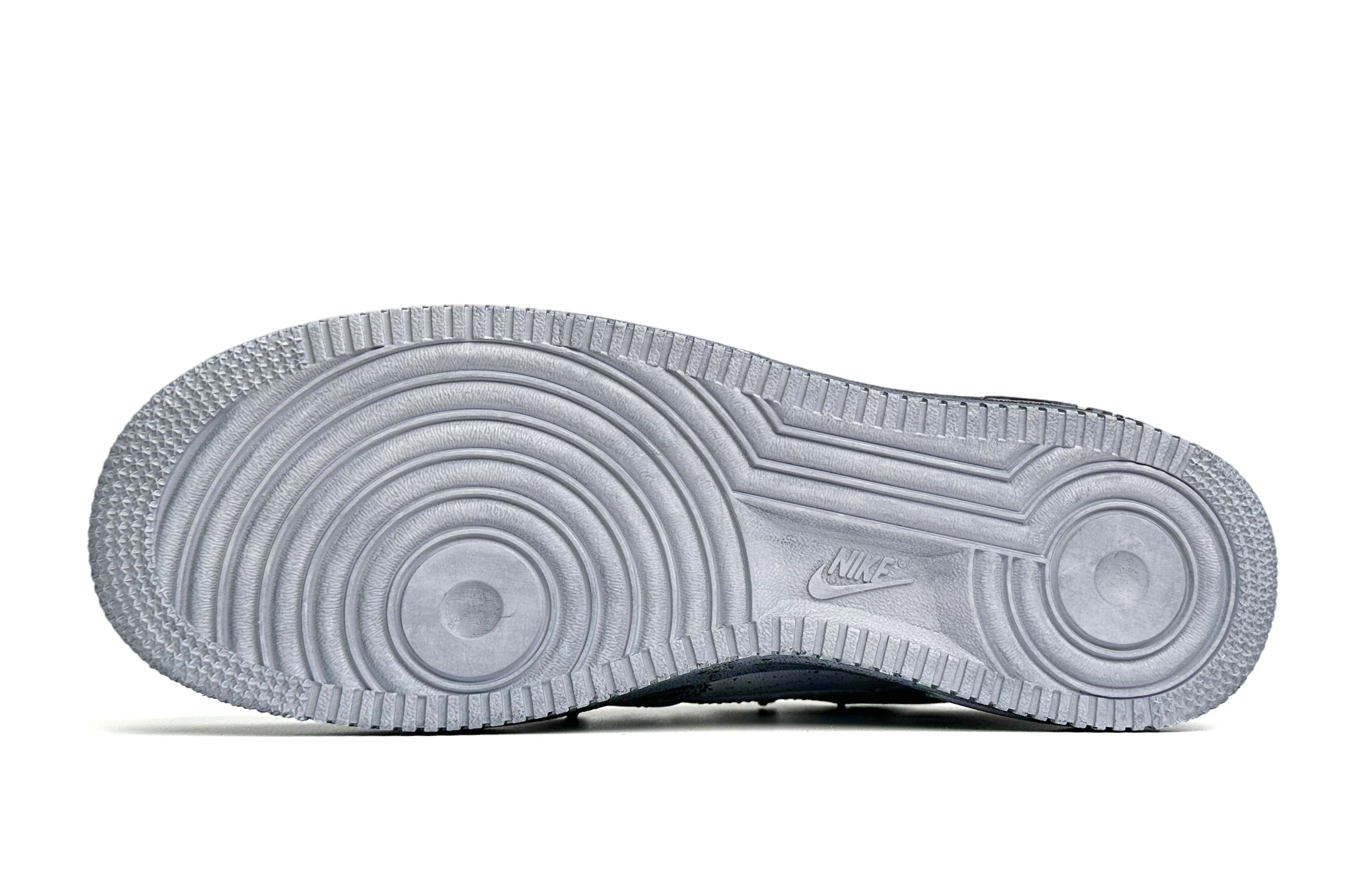 Purchase 【訂製球鞋】Nike Air Force 1 Low LE 哥特永恆 百搭復古 浸染潑墨 解構鞋帶 低幫 板鞋 GS 灰黑