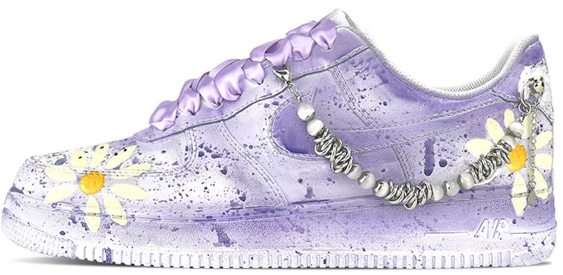 나이키 AF1 커스텀 데이지&보라 스플래터 (Nike AF1 Custom Daisy&Purple Splatter) DH2920-111(TeamY-女款小雏菊紫白) Buy 나이키 AF1 커스텀 데이지&보라 스플래터 (Nike AF1 Custom Daisy&Purple Splatter) DH2920-111(TeamY-女款小雏菊紫白)