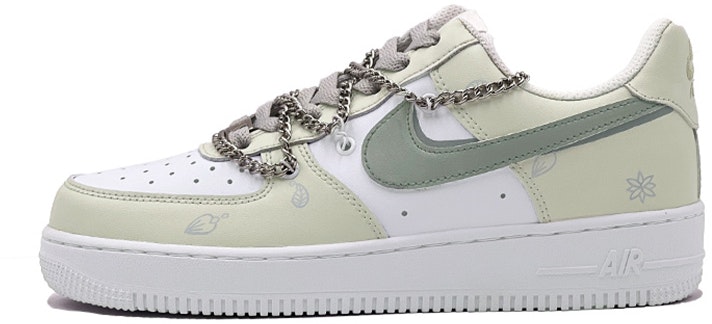 custom-shoes-nike-air-force-1-low-le-green-white