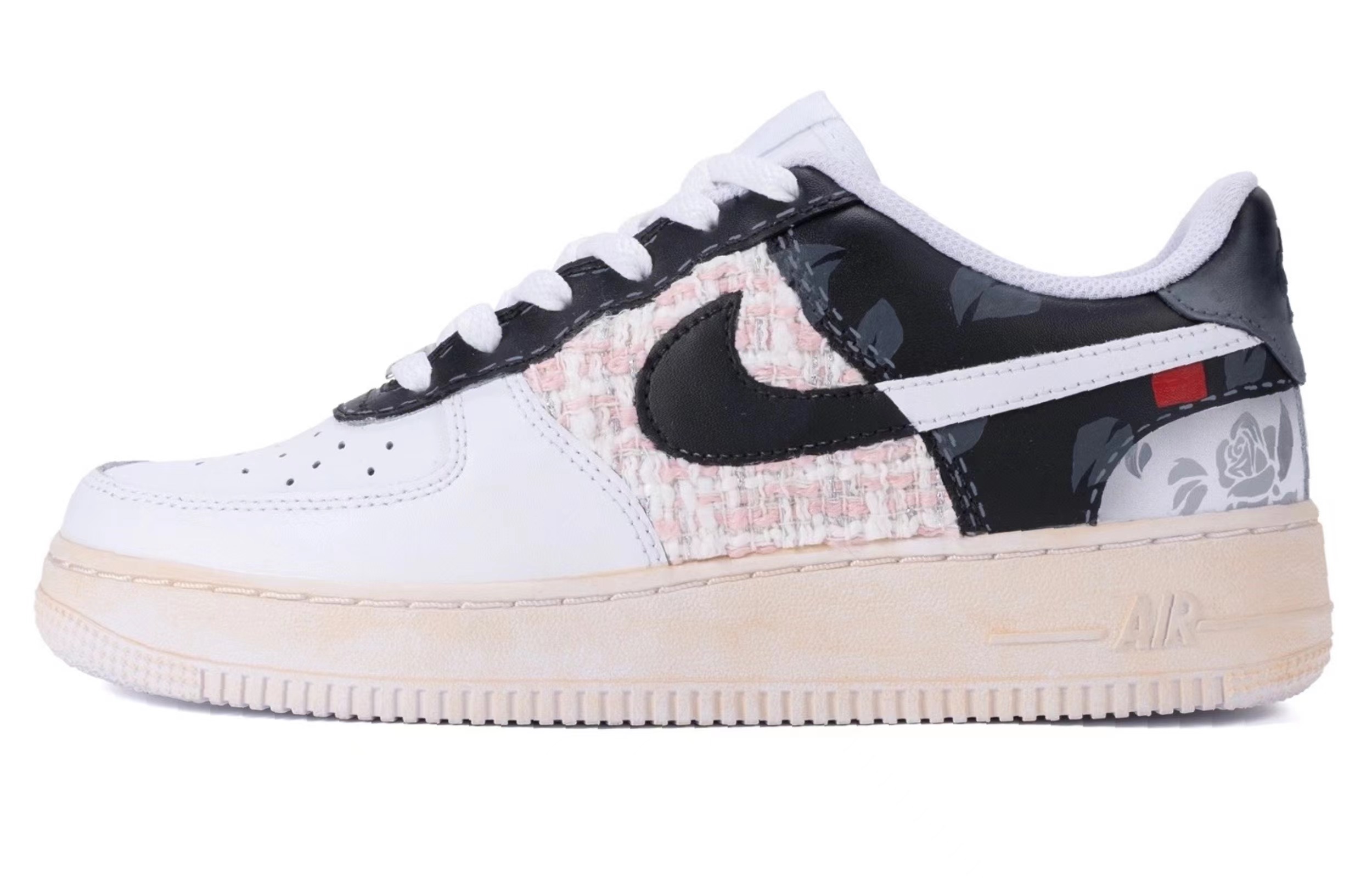 Buy [Zapatillas Personalizadas] Nike Air Force 1 Low LE 'Degradado Rosa Gris' DH2920-111(TeamR-女款灰玫瑰白黑)