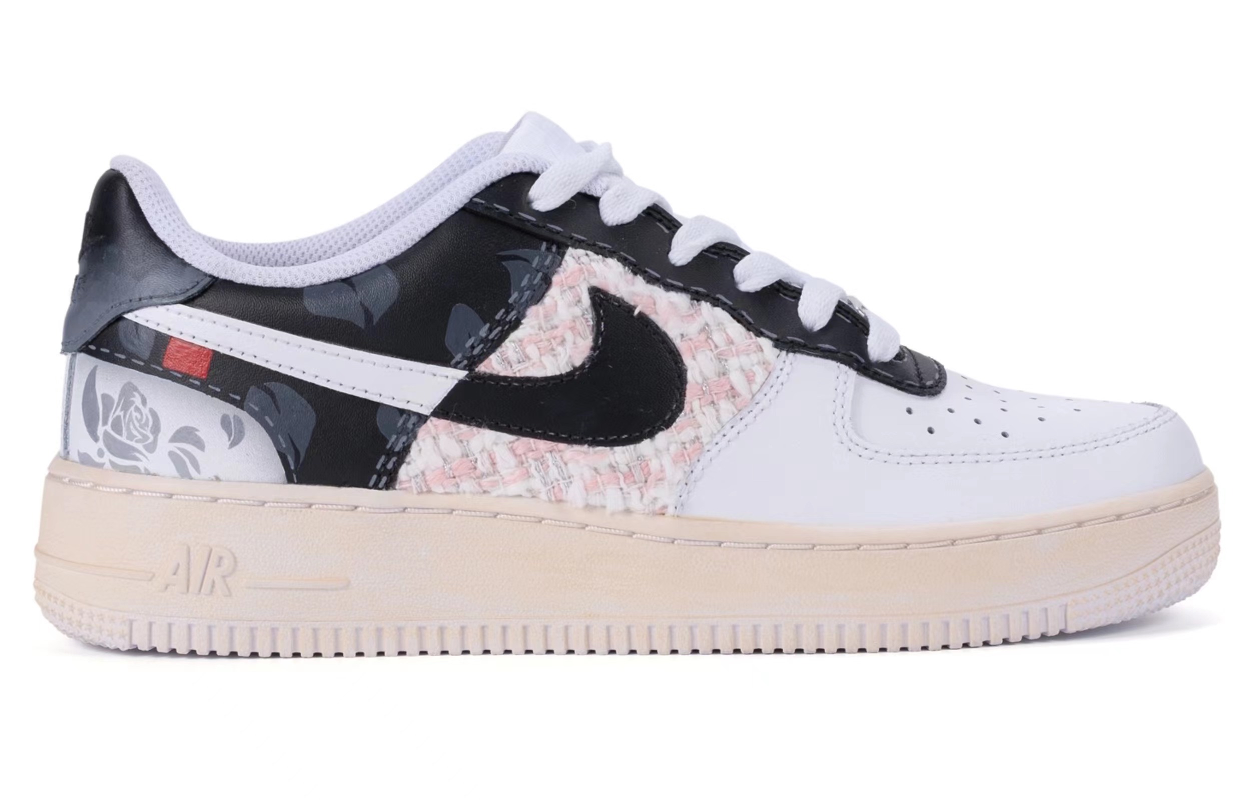 Order [Zapatillas Personalizadas] Nike Air Force 1 Low LE 'Degradado Rosa Gris' DH2920-111(TeamR-女款灰玫瑰白黑)
