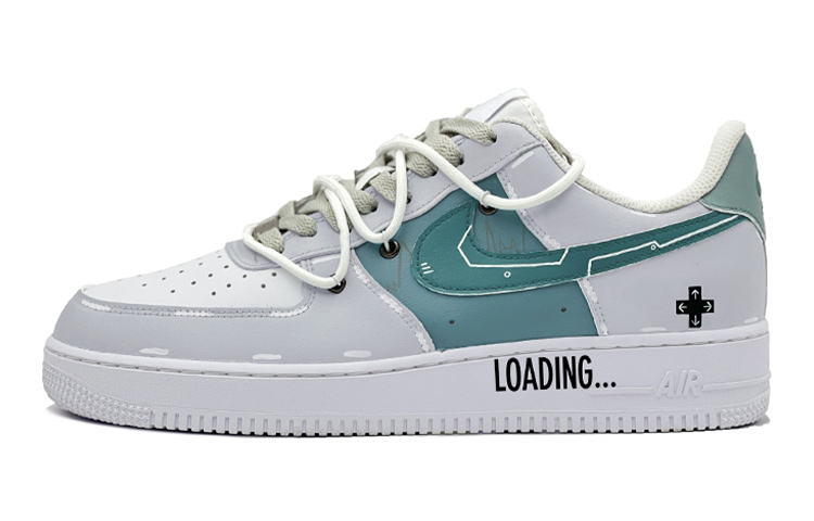 Buy [Kasut Custom] Nike Air Force 1 Rendah LE 'Kelabu Putih Hijau' DH2920-111(TeamS-高校电玩)