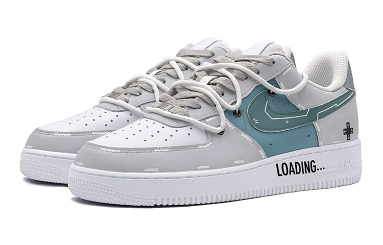 Lookbook [Kasut Custom] Nike Air Force 1 Rendah LE 'Kelabu Putih Hijau' DH2920-111(TeamS-高校电玩)